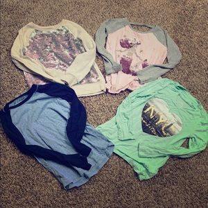 Girls justice shirts lot